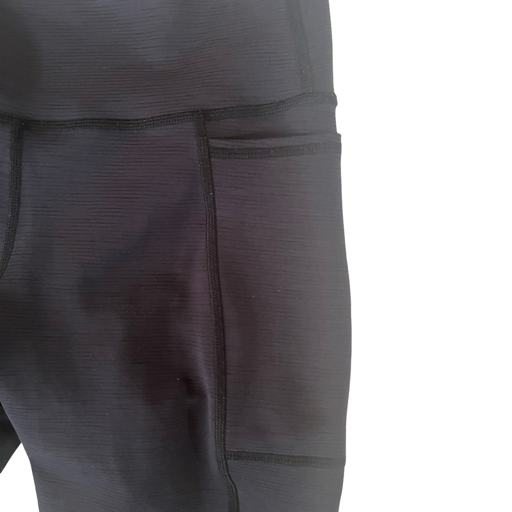 Sweaty Betty Size XS The Super Sculpt 7/8 Length 60cm/24" Gray Black Stripe - Picture 7 of 8